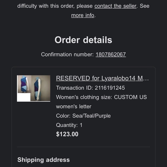 Vintage 60’s Retro Color-block Balloon Sleeve Dress in Teal & Purple | Size S - Picture 8 of 11